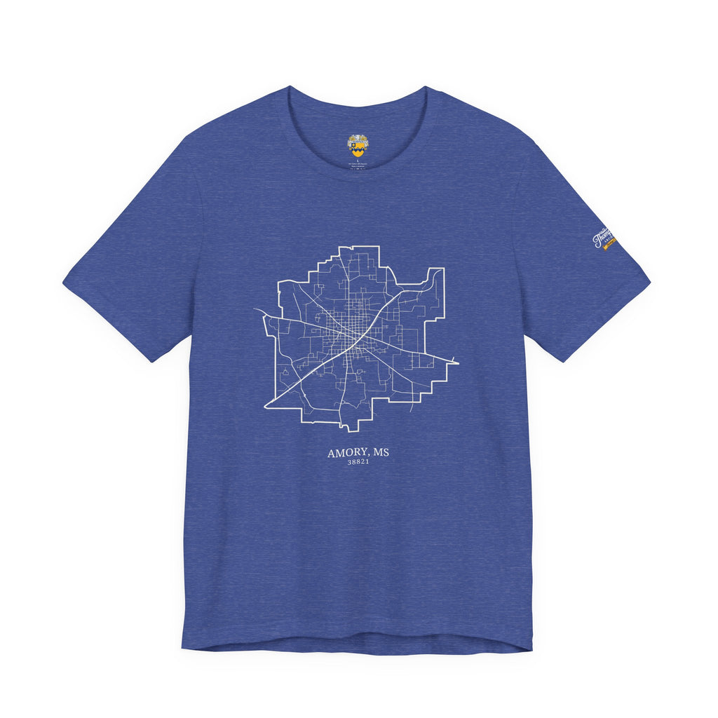 Amory, MS – Archive Map Tee