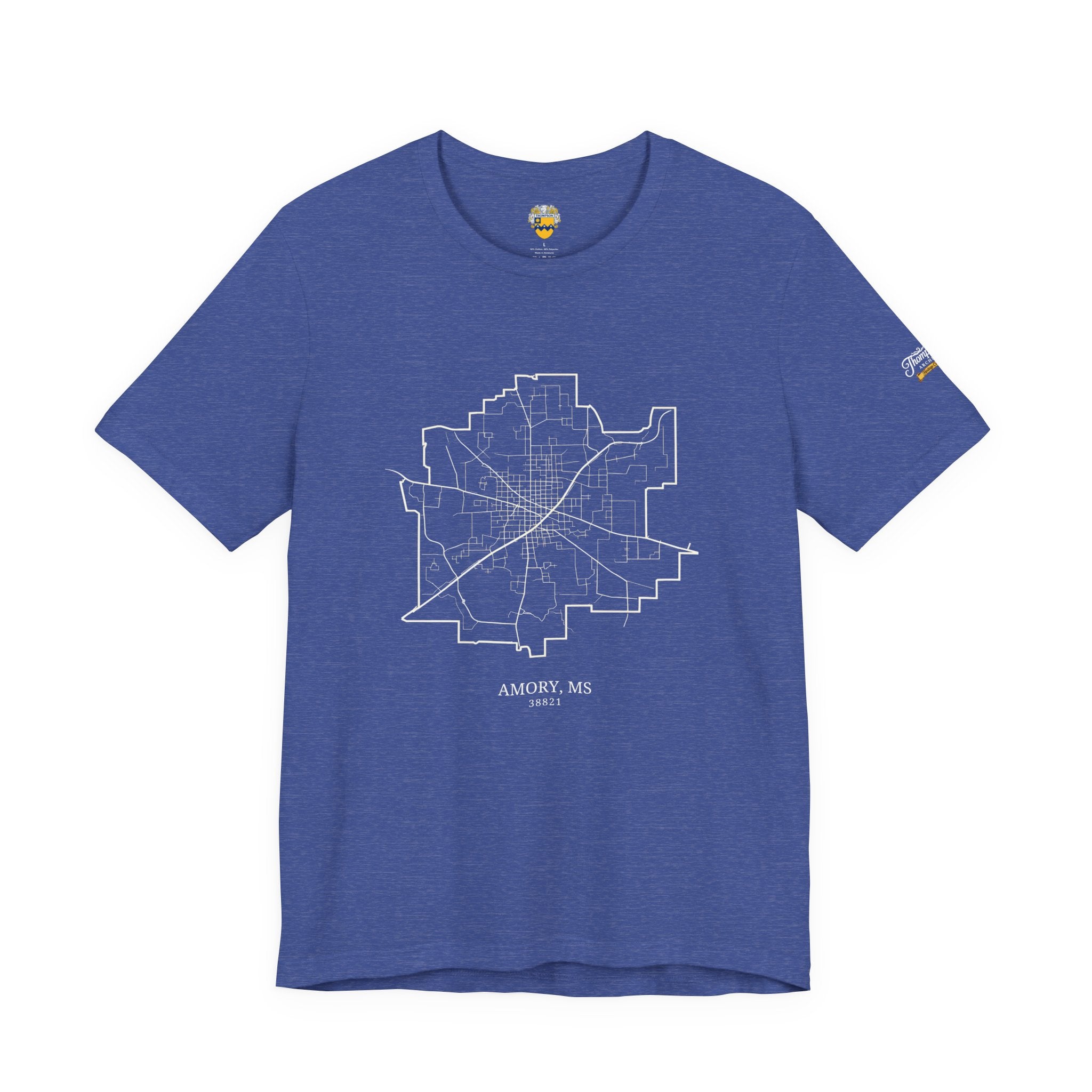 Amory, MS – Archive Map Tee