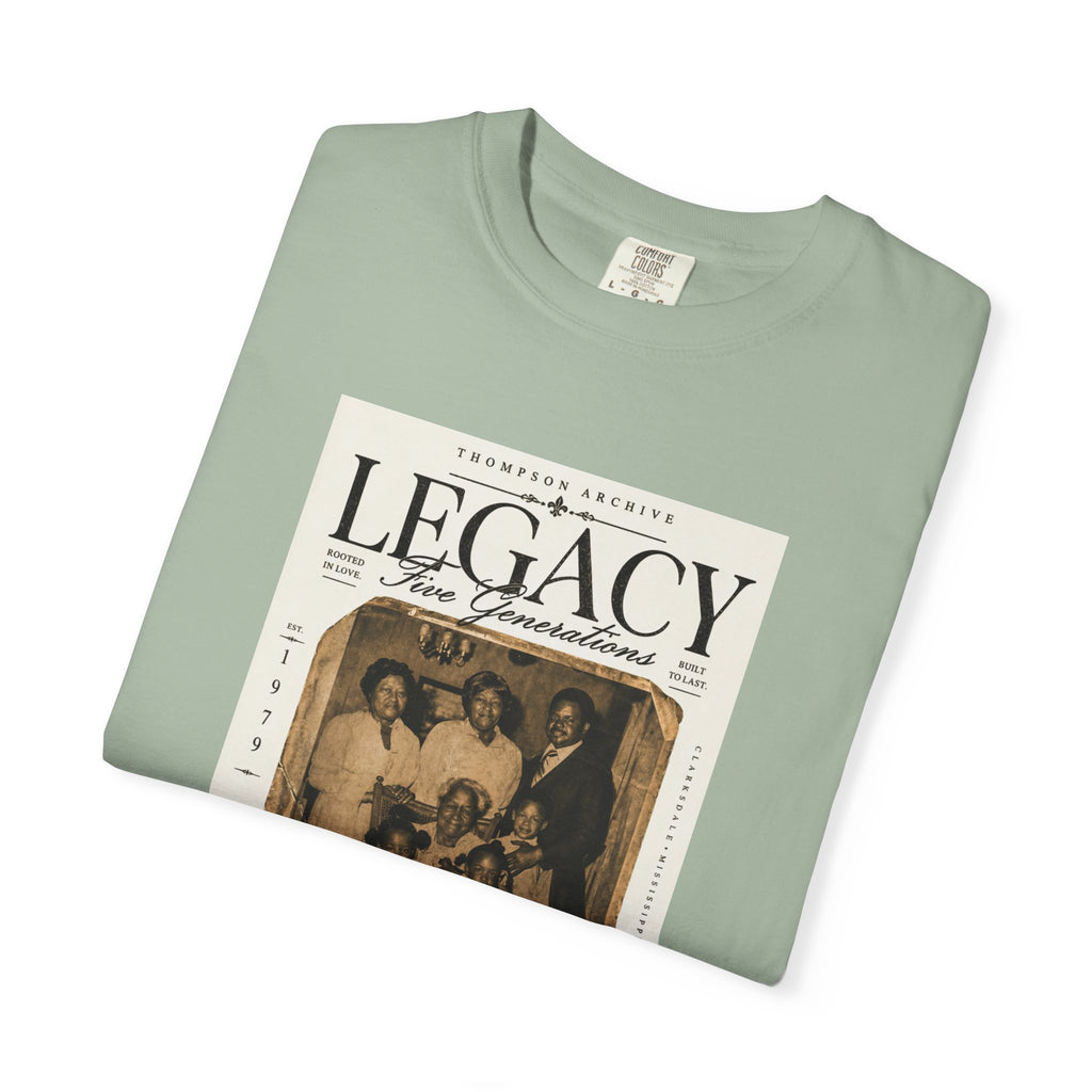 Legacy Print Tee – "Five Generations" Edition
