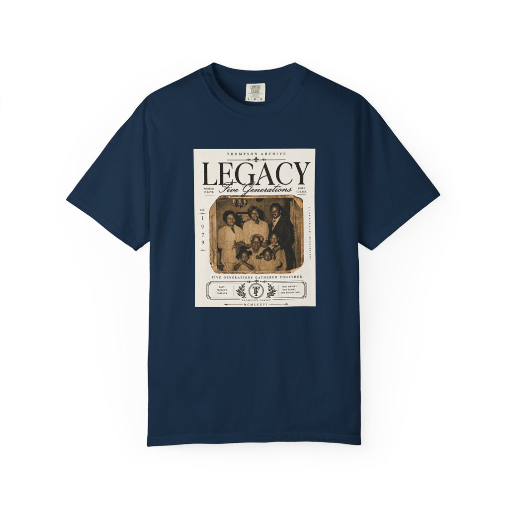 Legacy Print Tee – "Five Generations" Edition