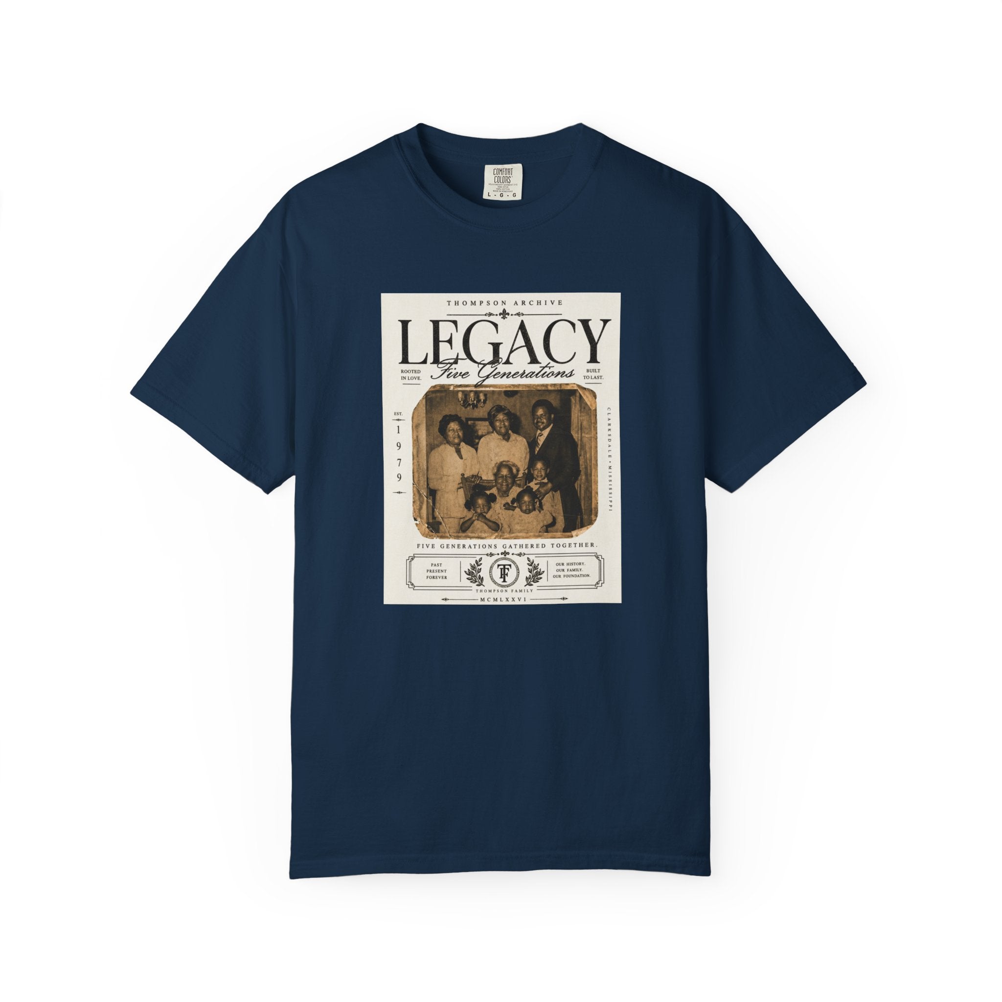 Legacy Print Tee – "Five Generations" Edition