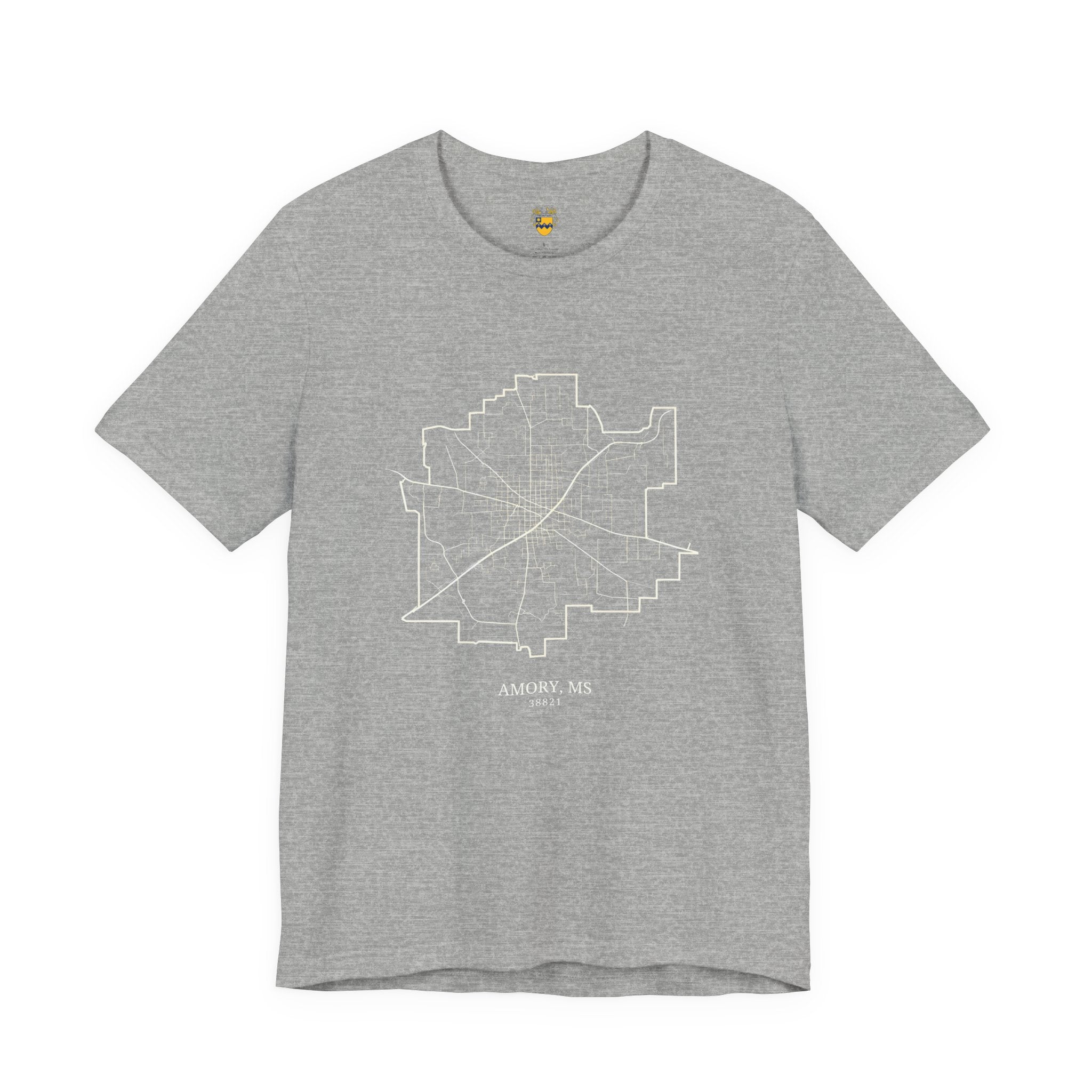 Amory, MS – Archive Map Tee