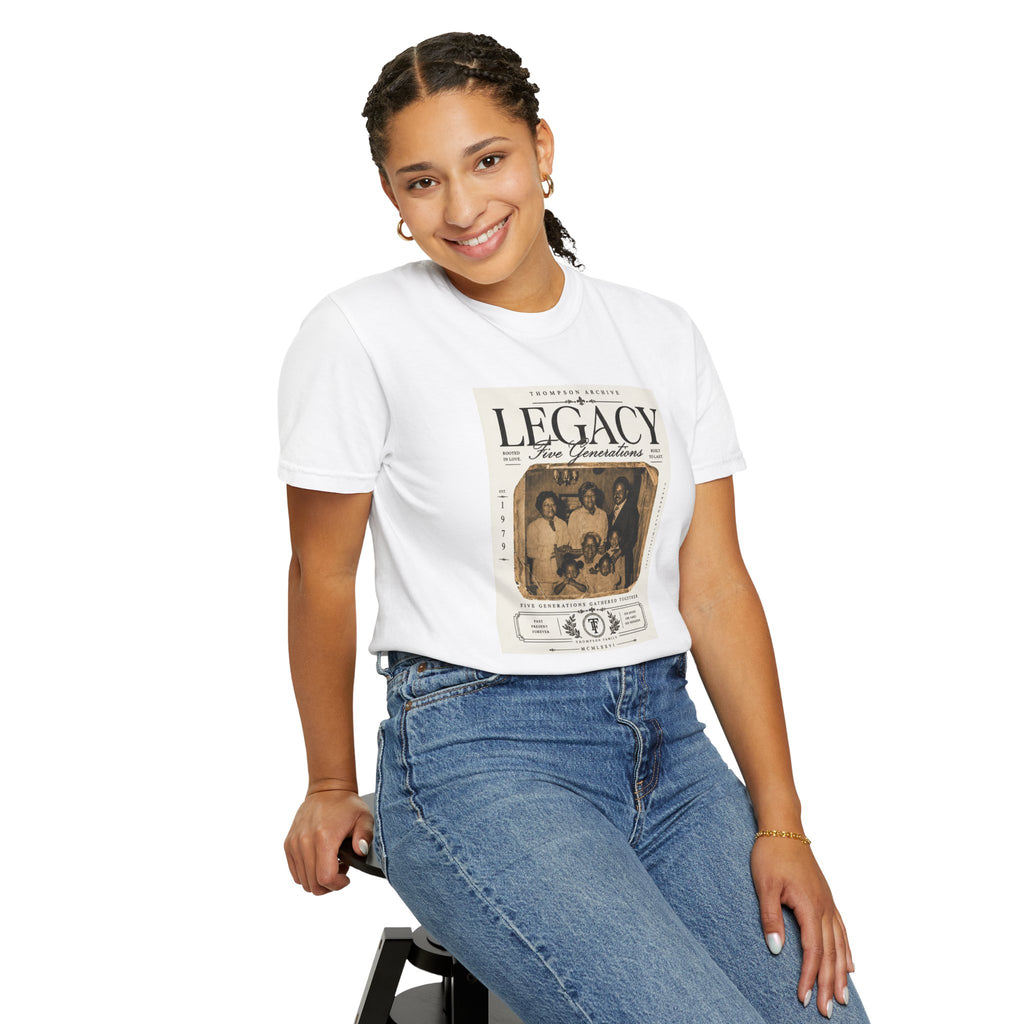 Legacy Print Tee – "Five Generations" Edition