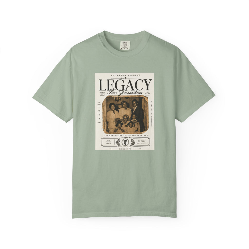 Legacy Print Tee – "Five Generations" Edition